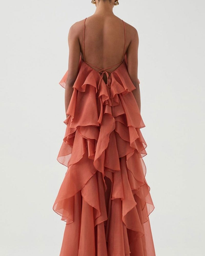 Flowy Layered Maxi Dress