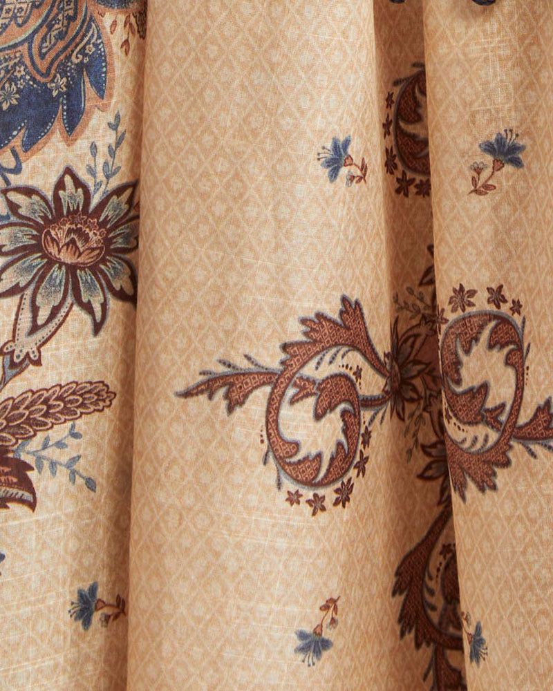 Paisley Floral Bohemian Halter Neck Maxi Dress