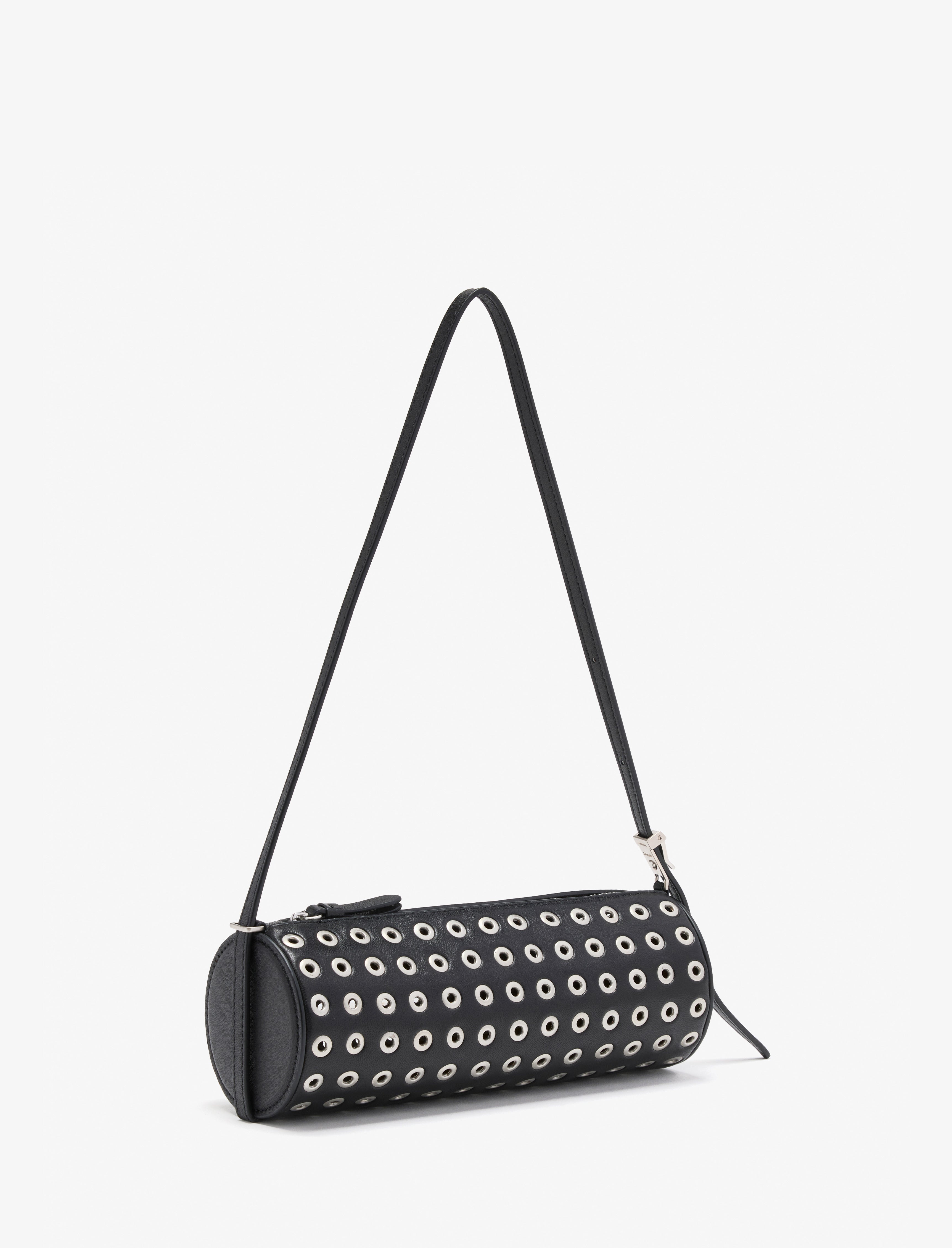 Silo Bag in Eyelet Covered Nappa