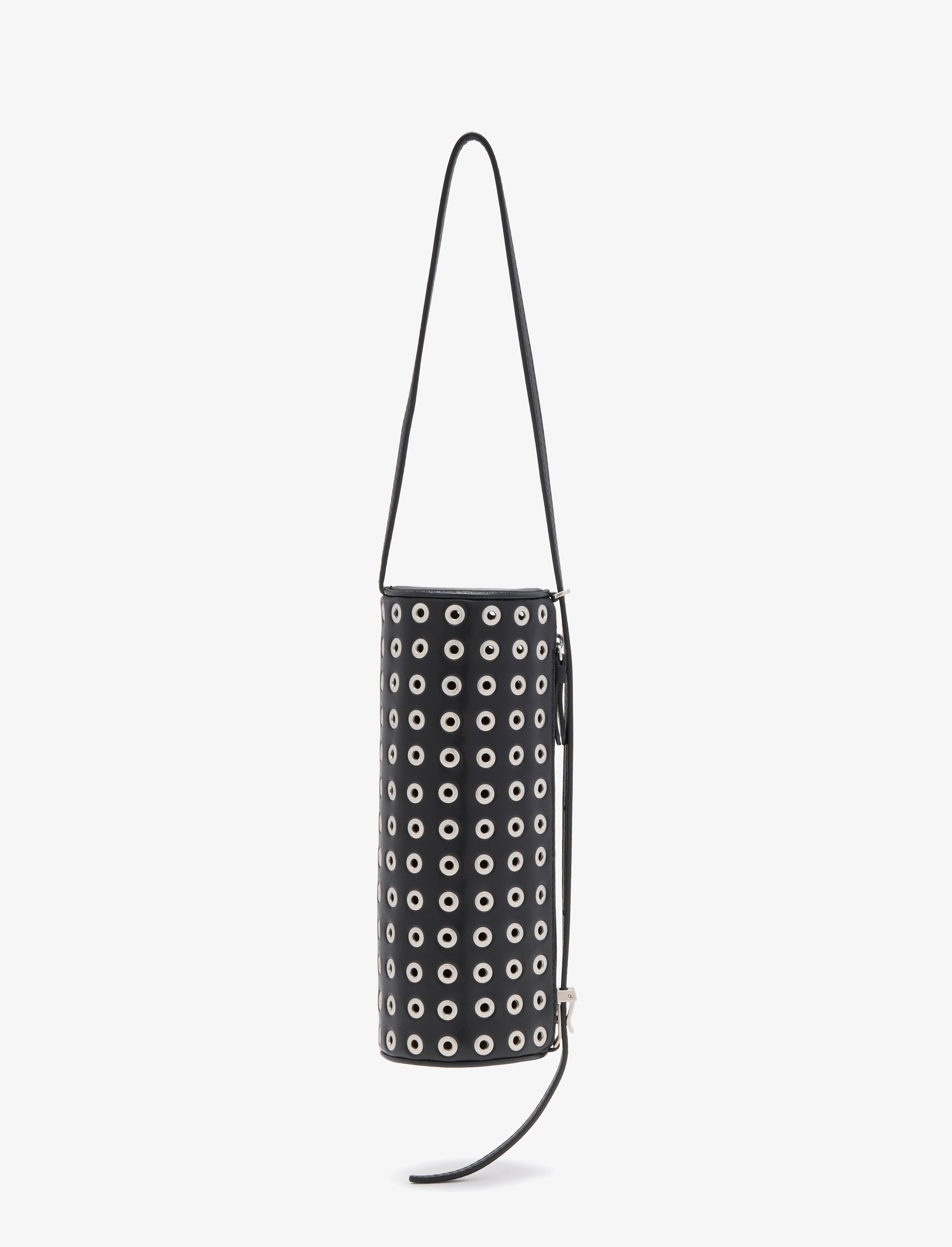 Silo Bag in Eyelet Covered Nappa