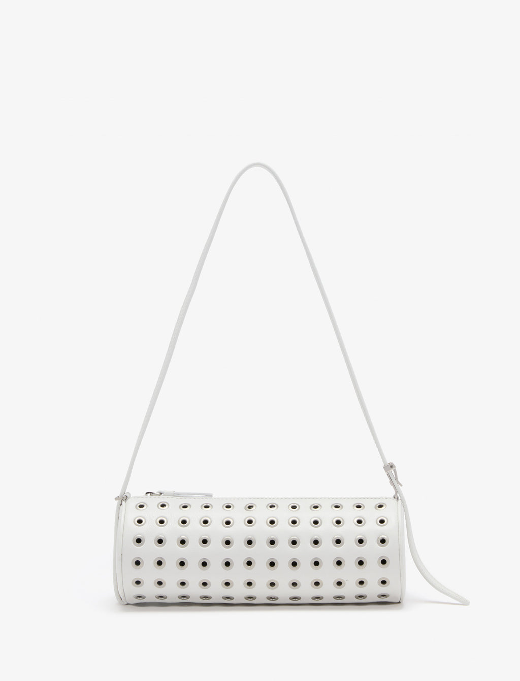 Silo Bag in Eyelet Covered Nappa