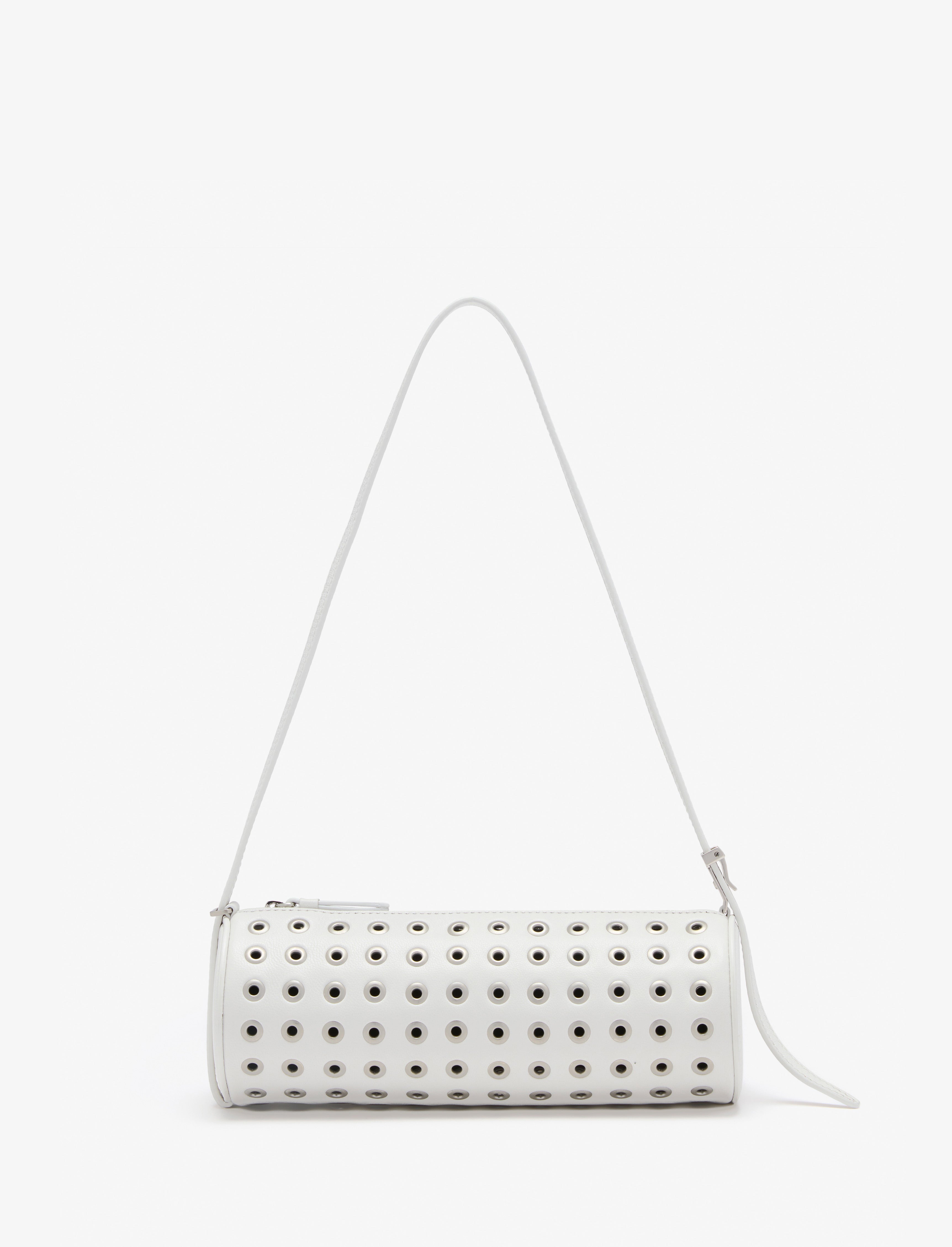 Silo Bag in Eyelet Covered Nappa