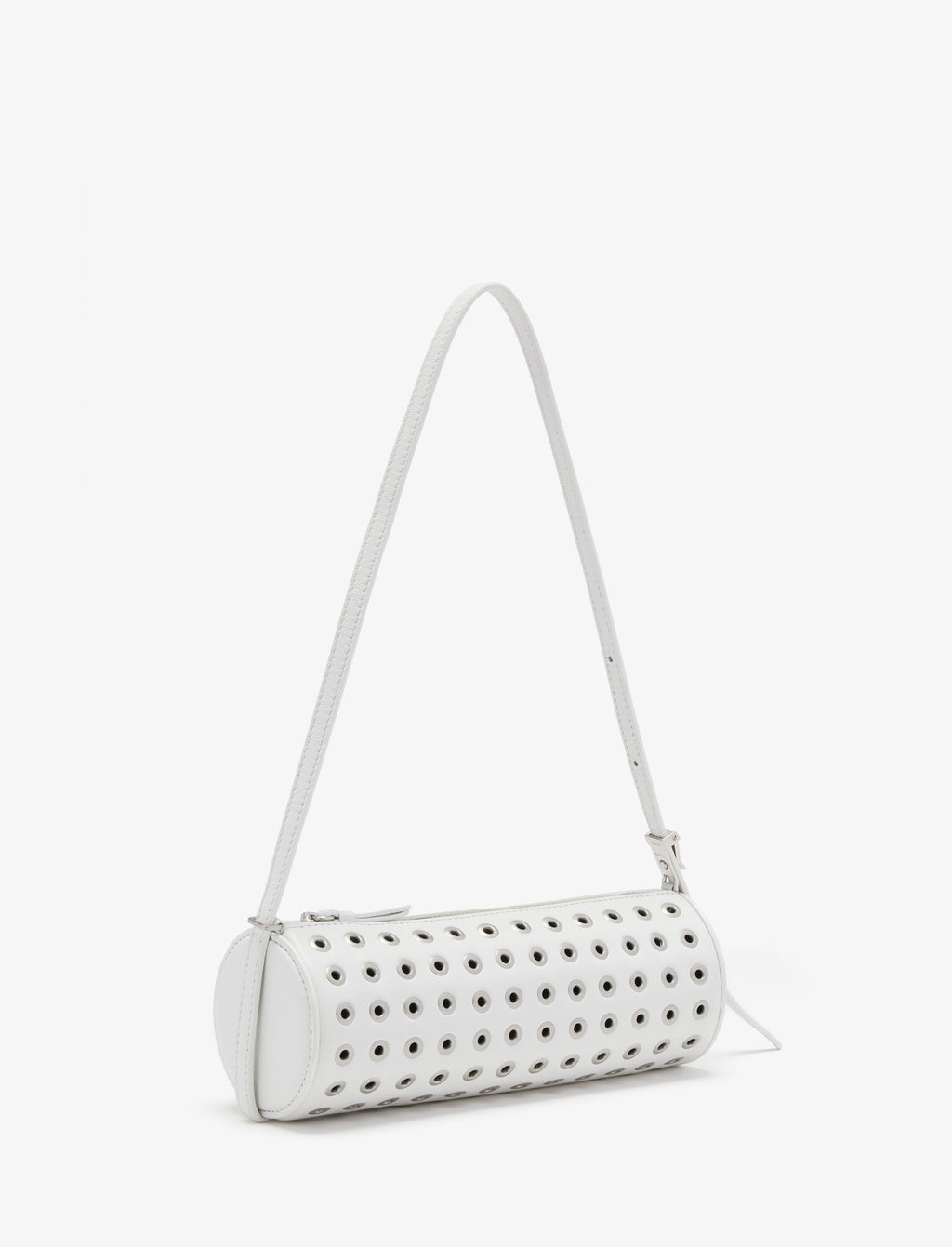 Silo Bag in Eyelet Covered Nappa