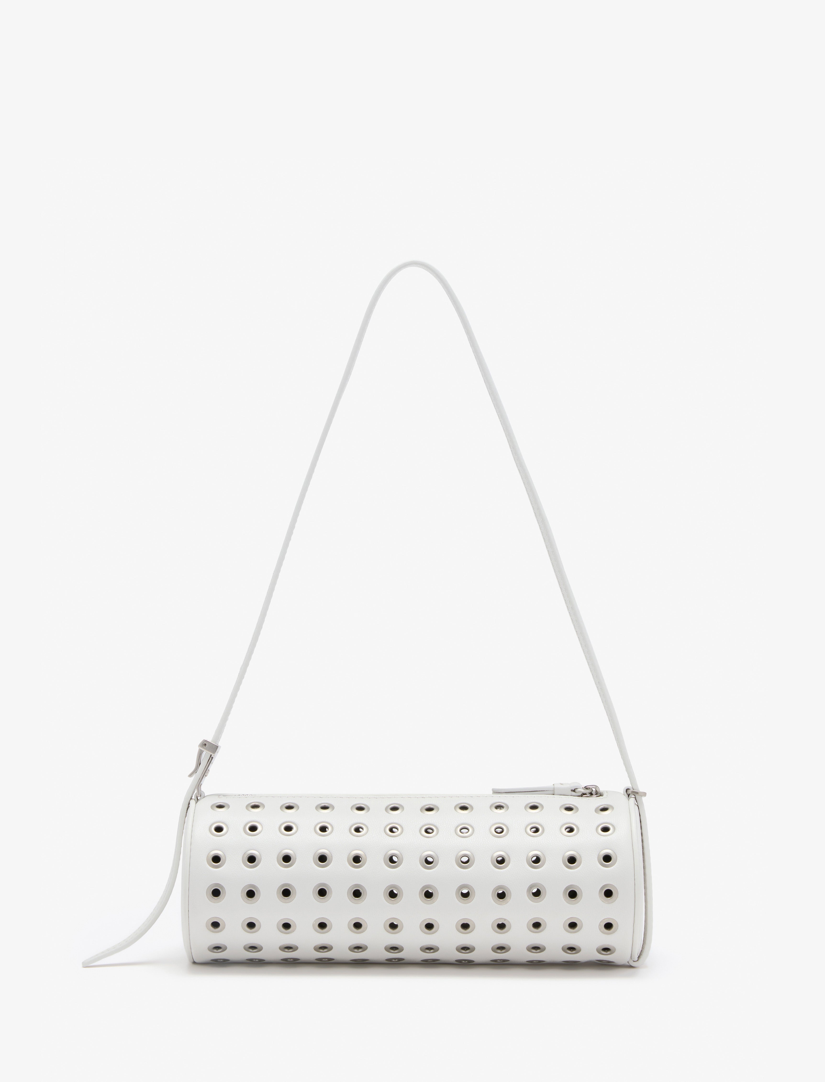 Silo Bag in Eyelet Covered Nappa