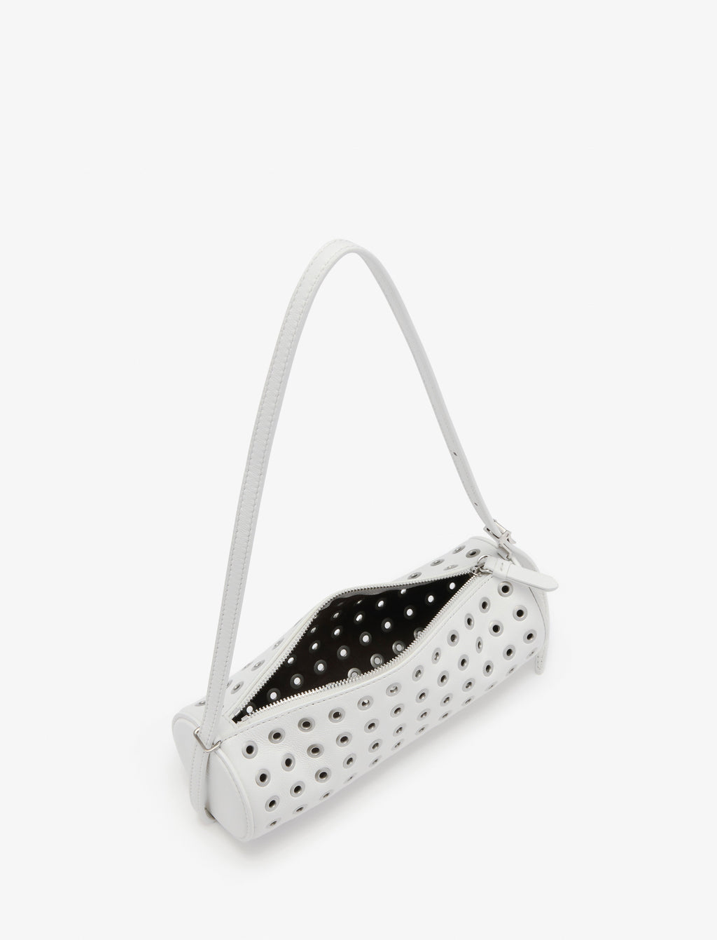 Silo Bag in Eyelet Covered Nappa