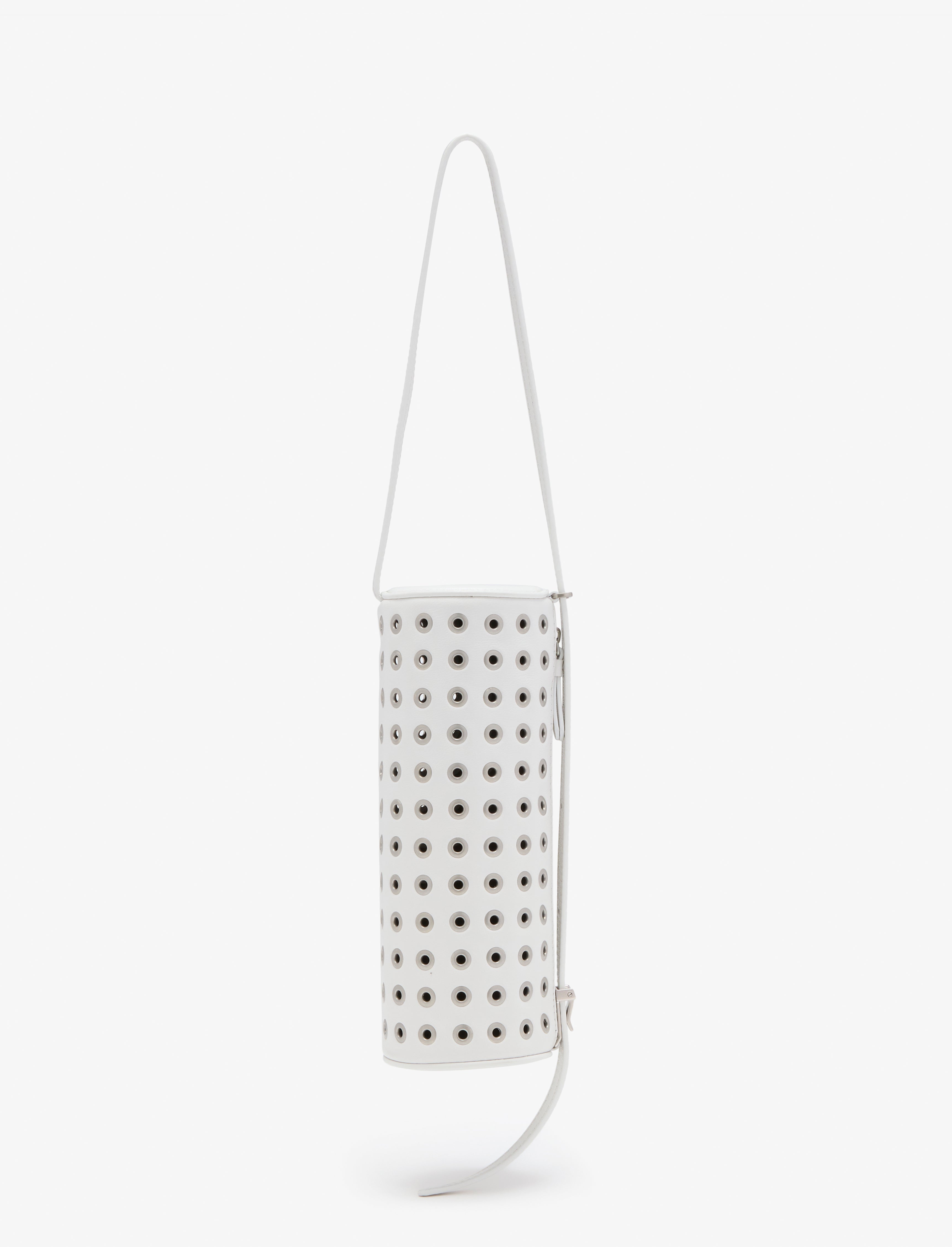 Silo Bag in Eyelet Covered Nappa