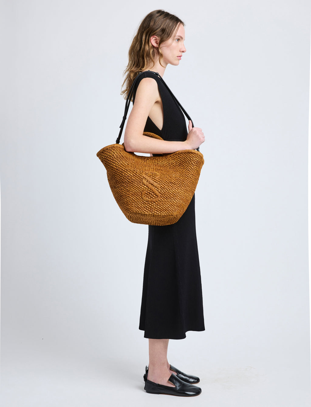 Large Chelsea Tote in Natural Raffia