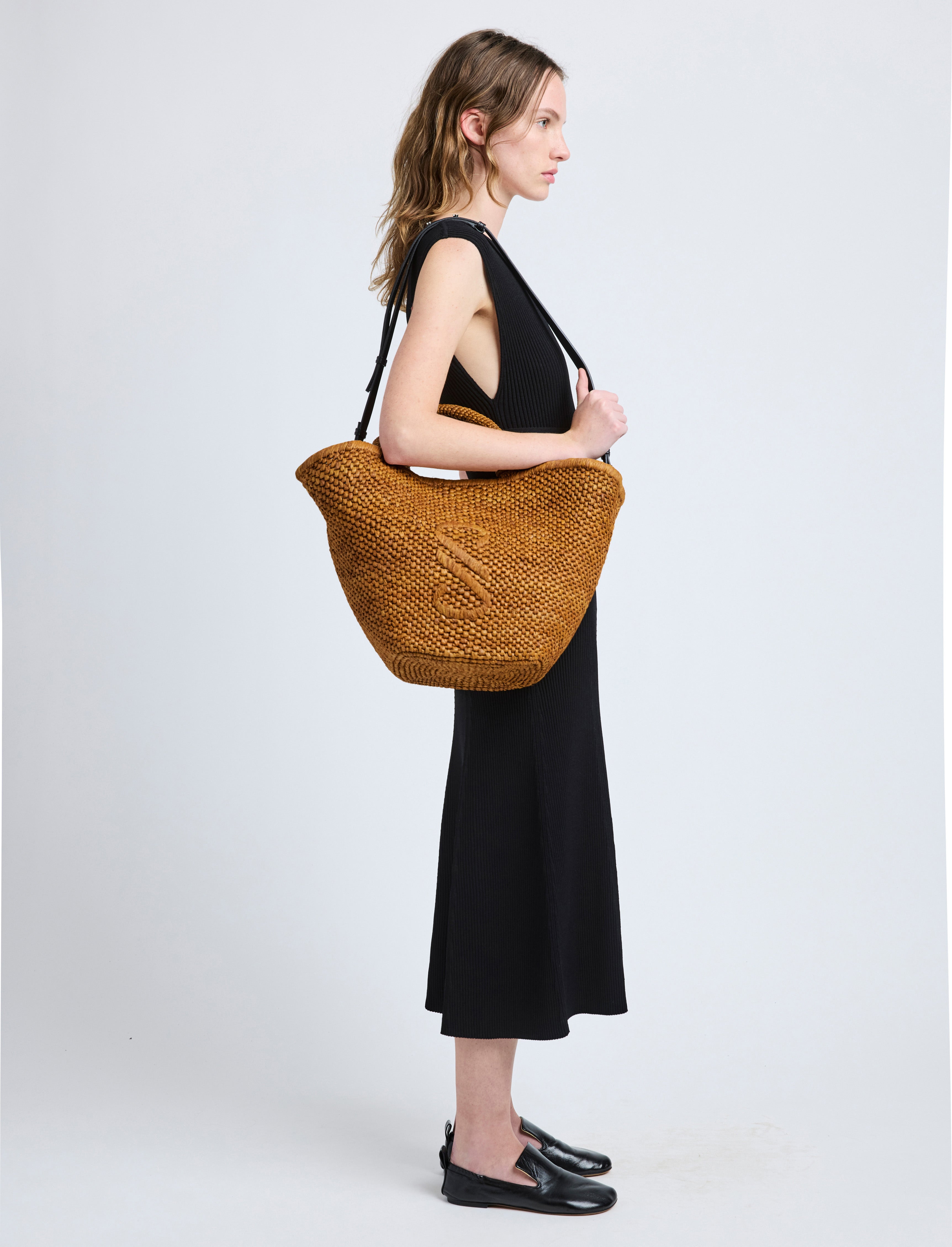 Large Chelsea Tote in Natural Raffia