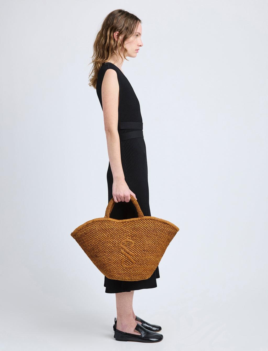 Large Chelsea Tote in Natural Raffia