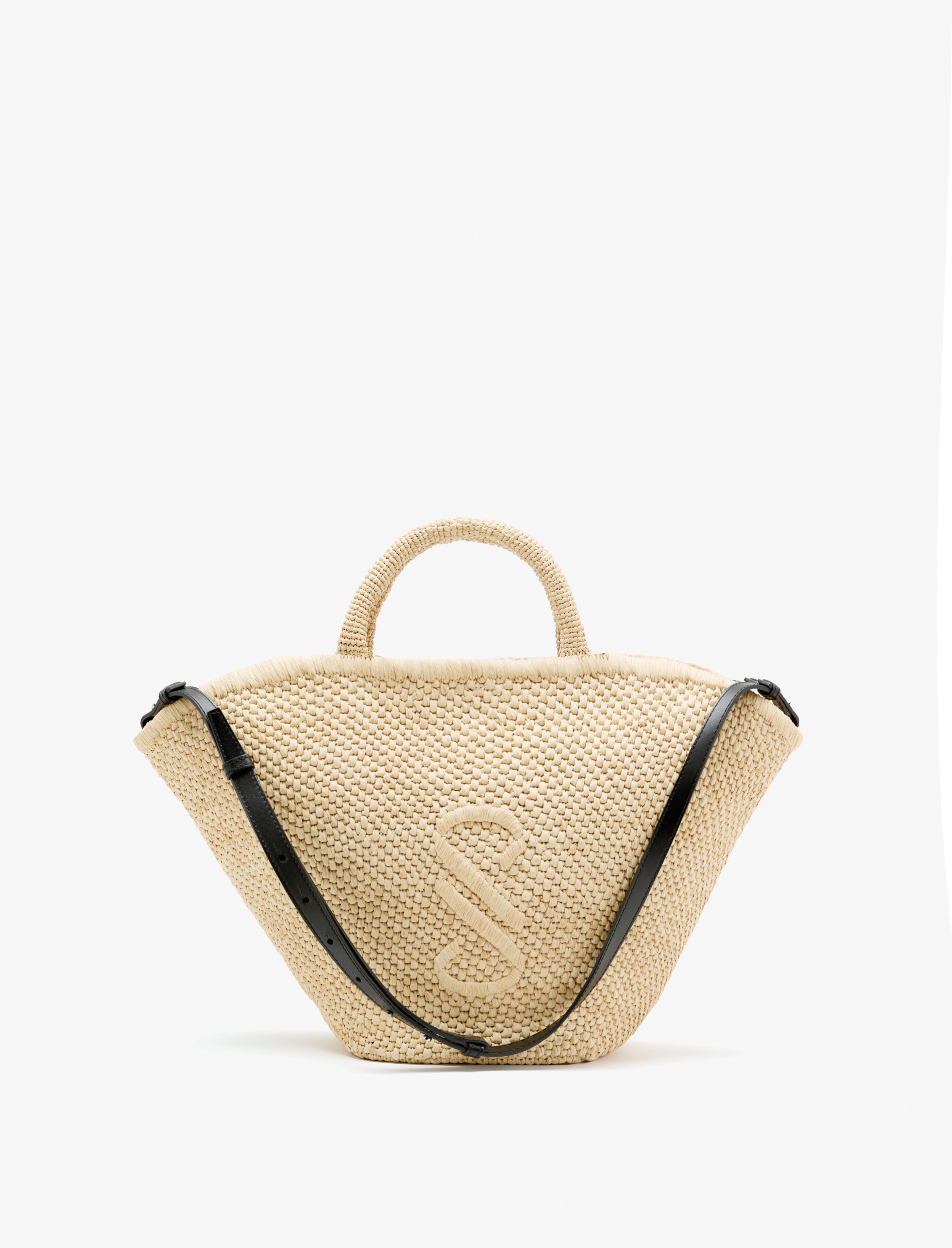 Large Chelsea Tote in Natural Raffia