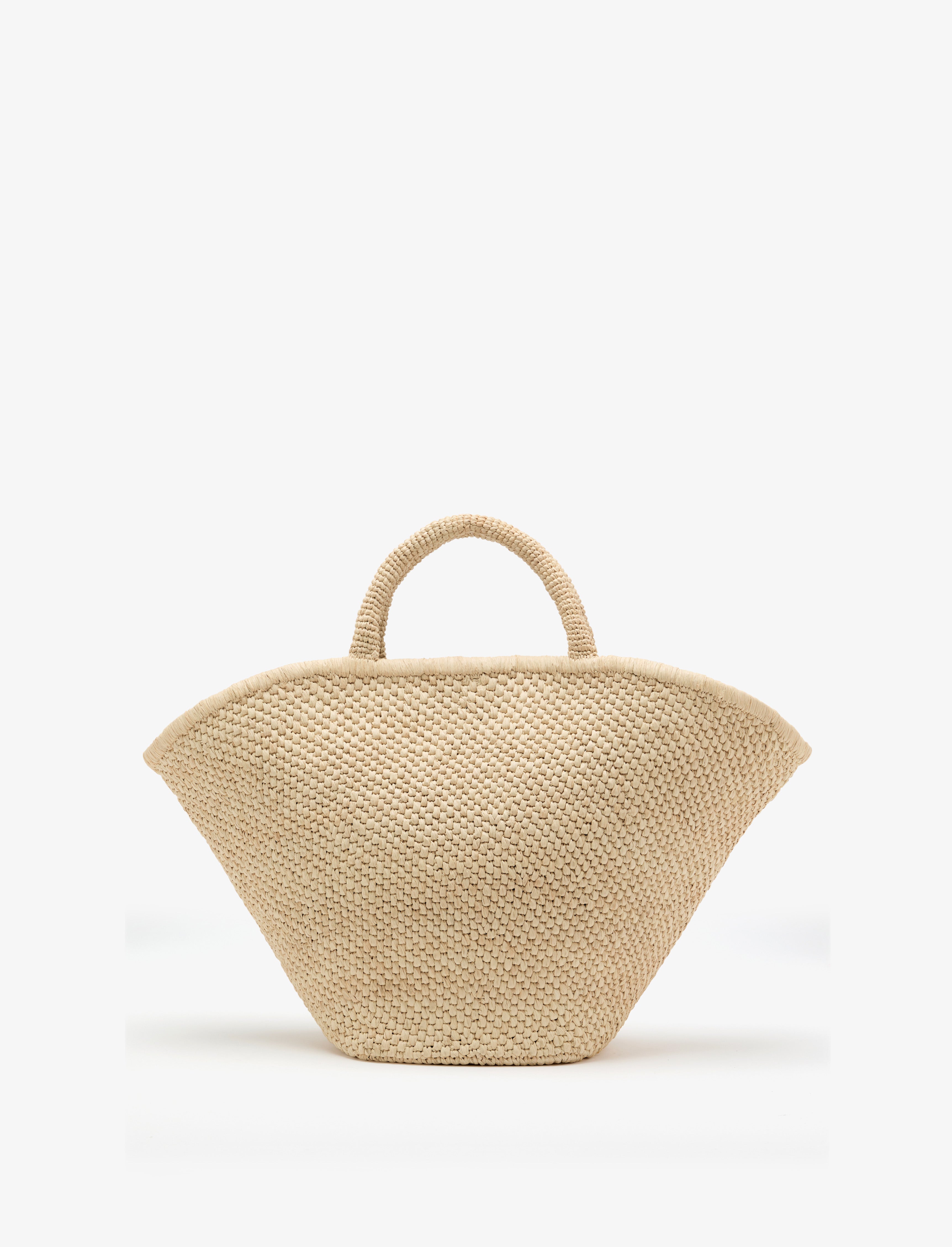 Large Chelsea Tote in Natural Raffia