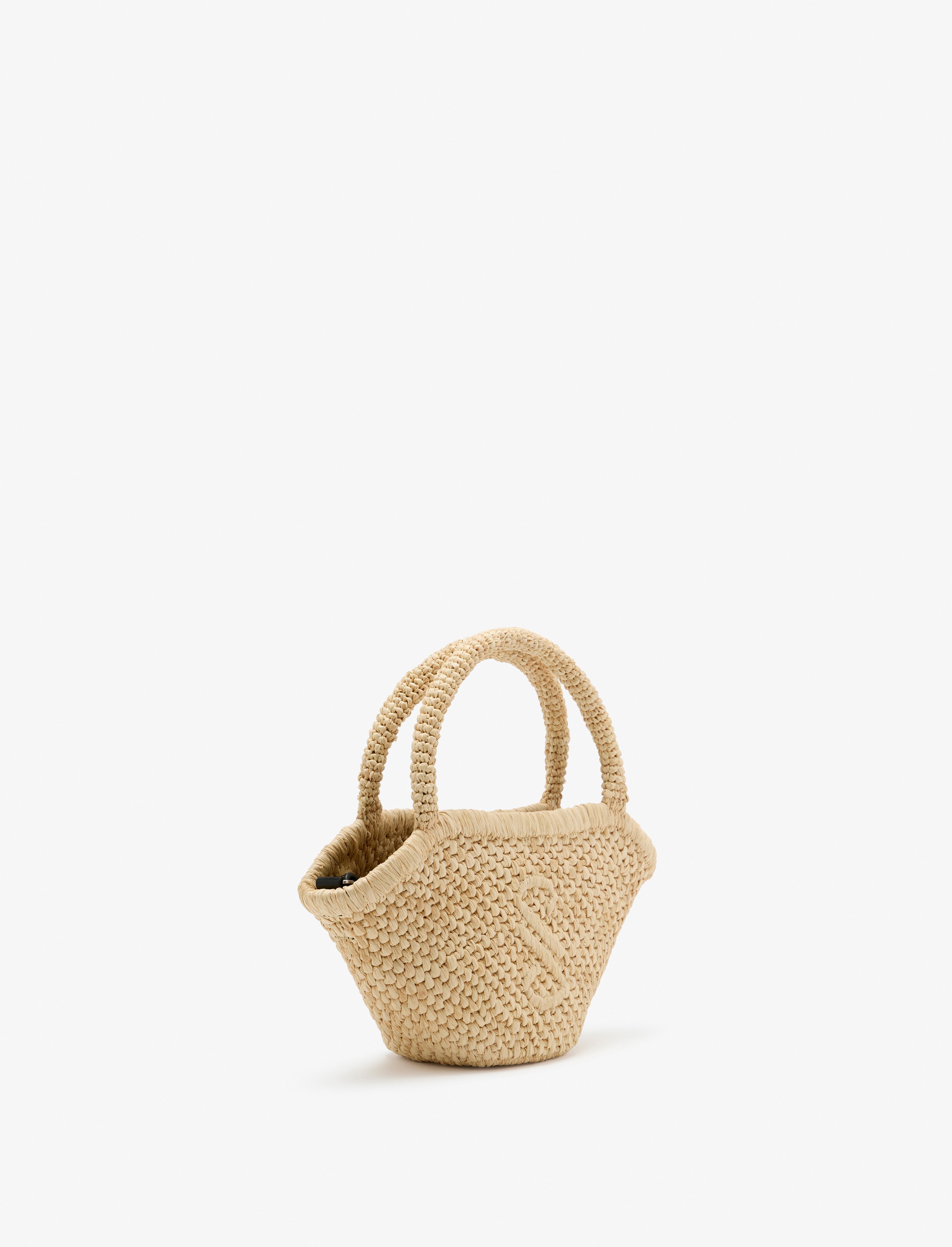 Small Chelsea Tote in Natural Raffia