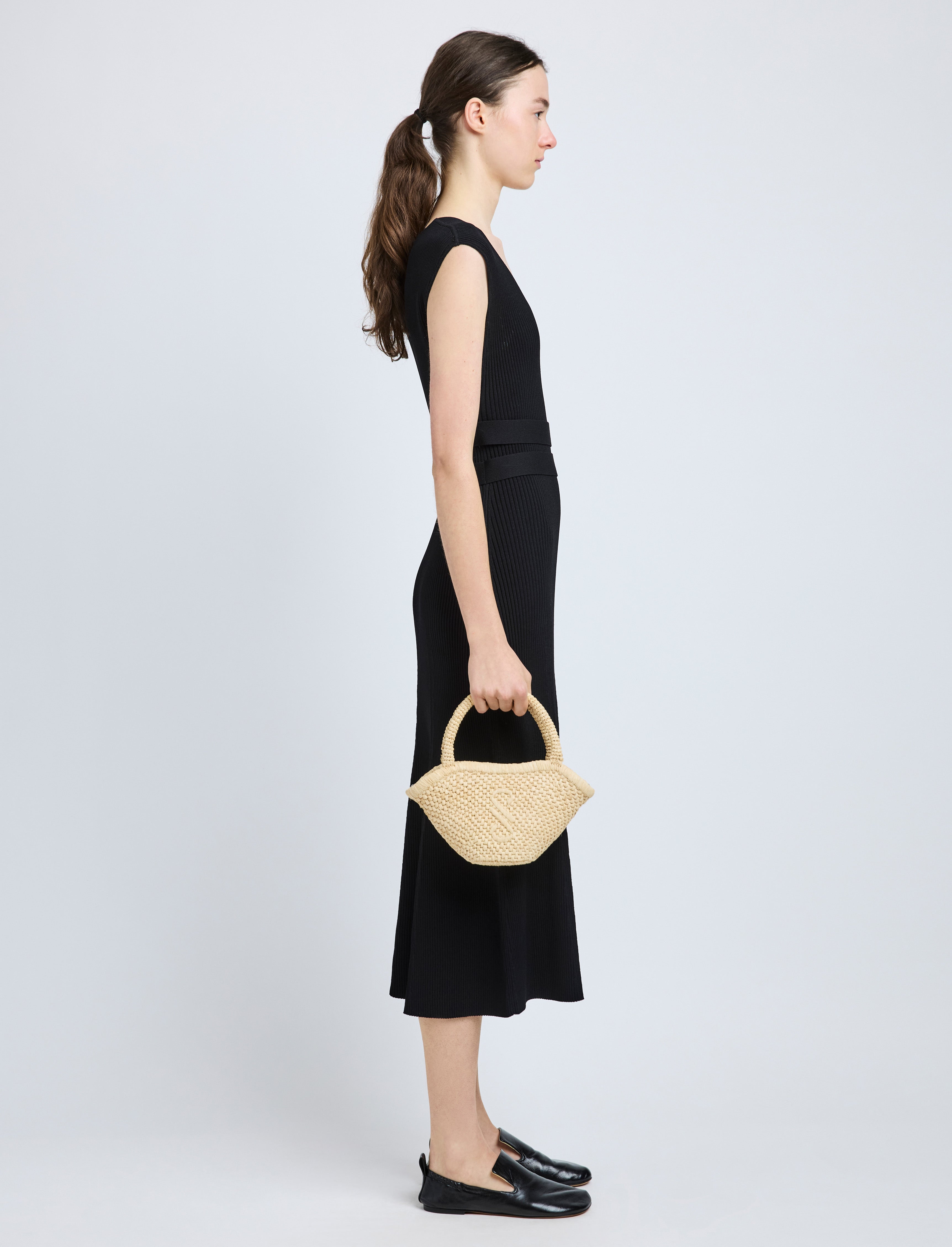 Small Chelsea Tote in Natural Raffia