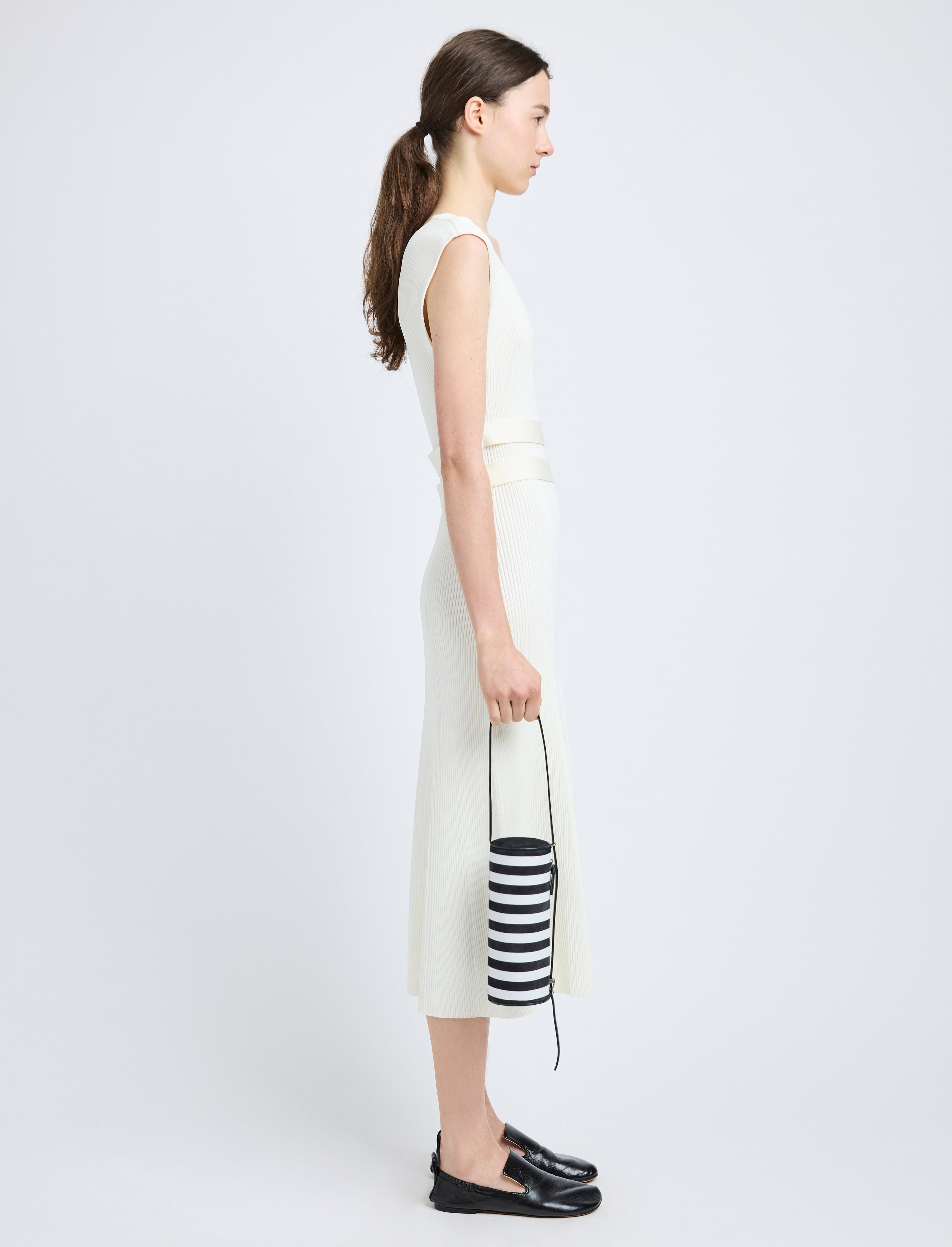 Silo Bag in Pieced Stripes