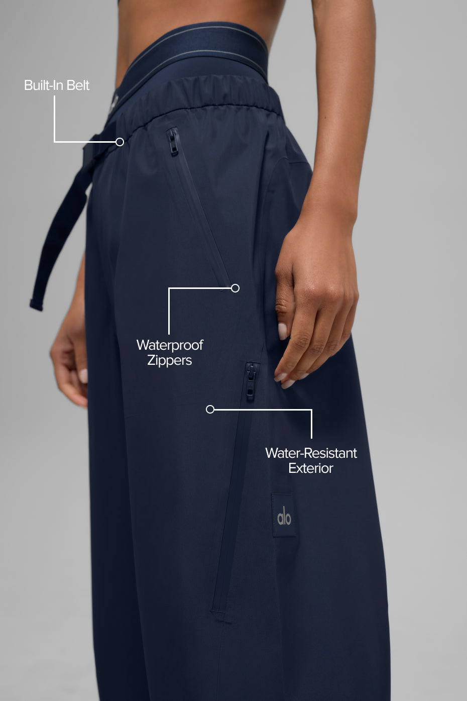 Alpha Shell Pant - Navy