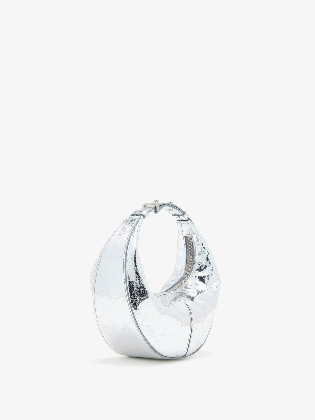 Mini Slide Bag in Crinkle Metallic