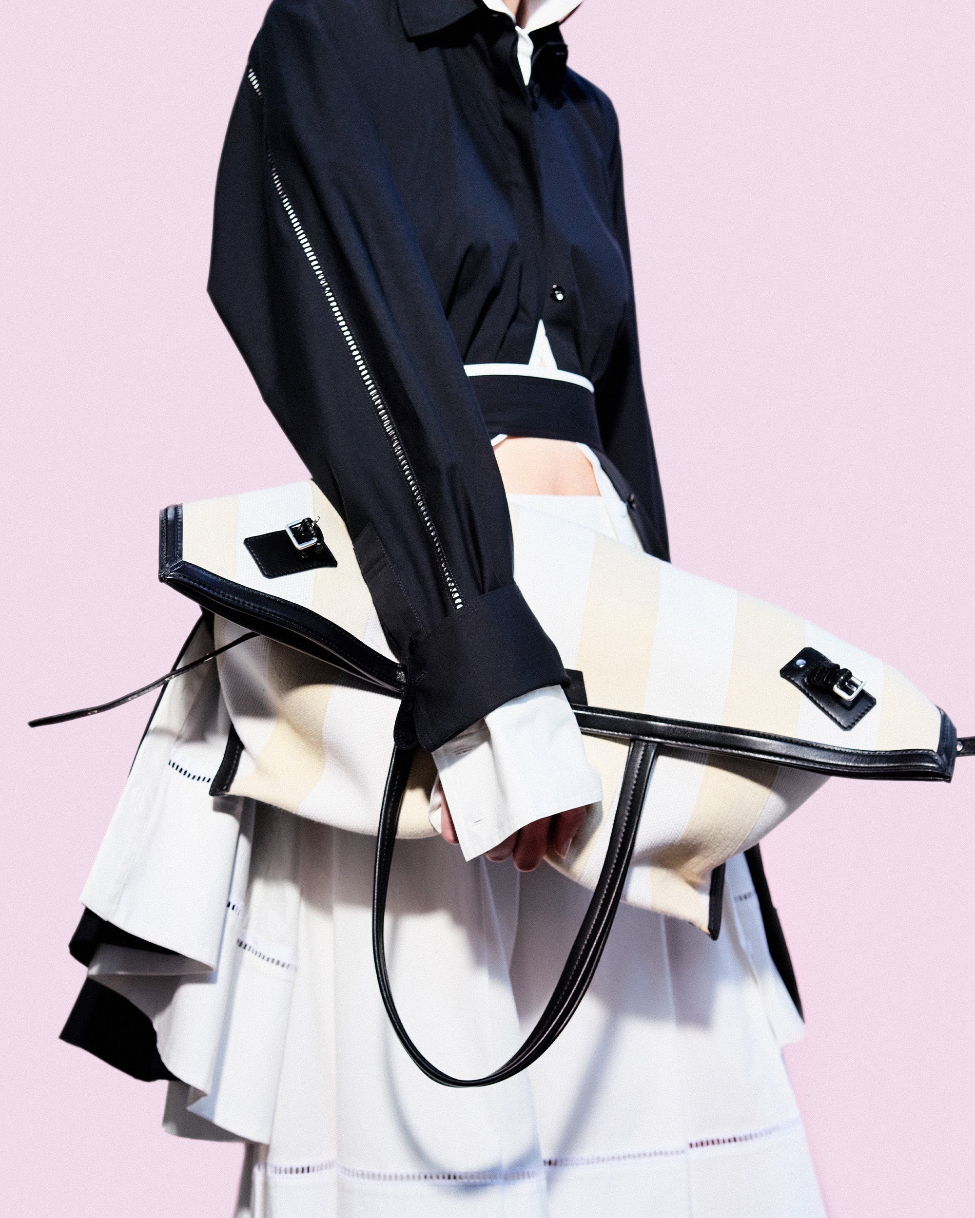 Days Carryall in Striped Canvas