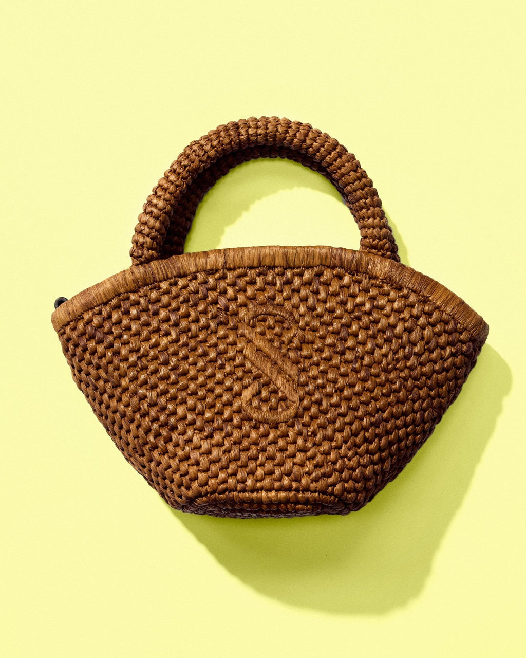 Small Chelsea Tote in Natural Raffia