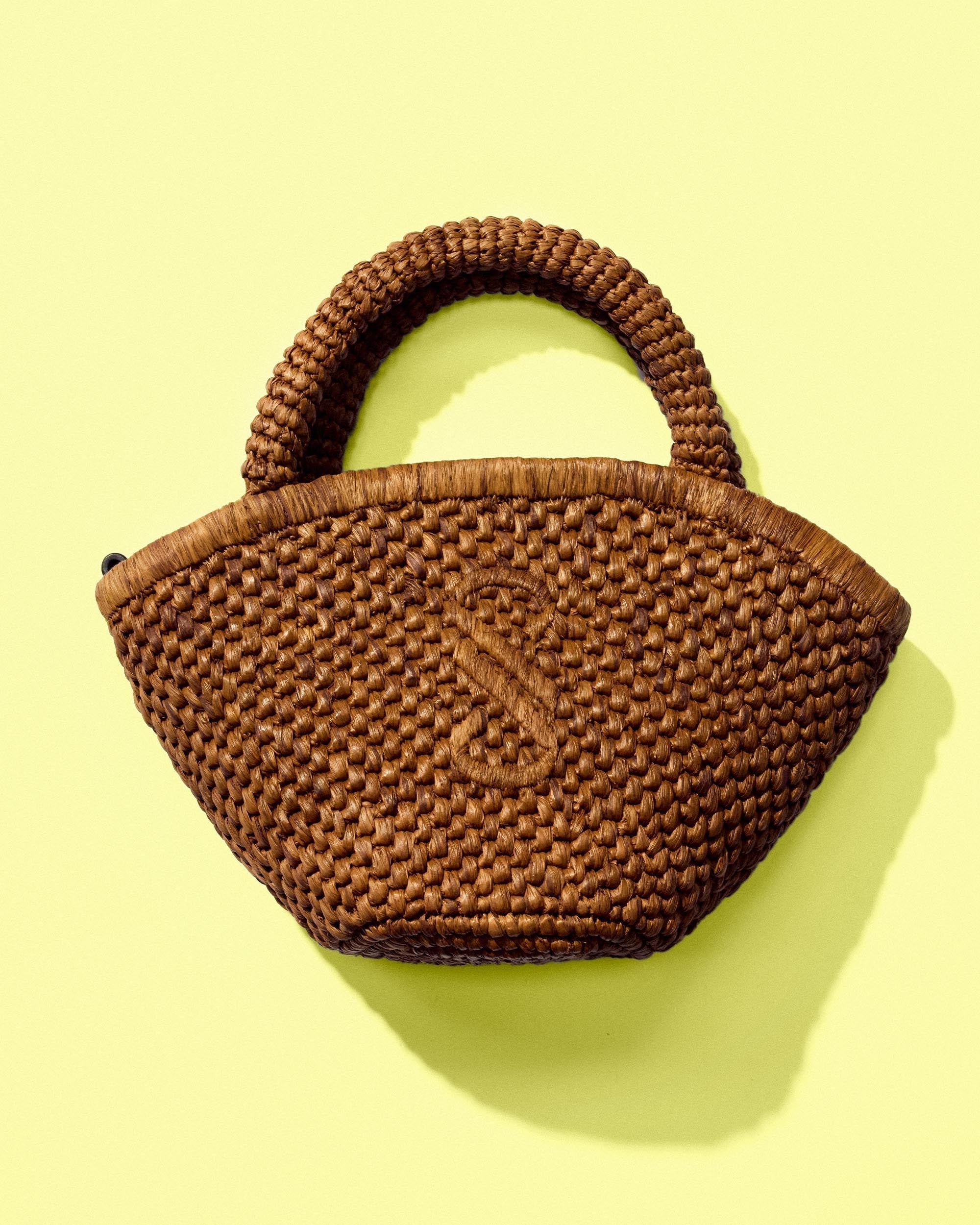 Small Chelsea Tote in Natural Raffia