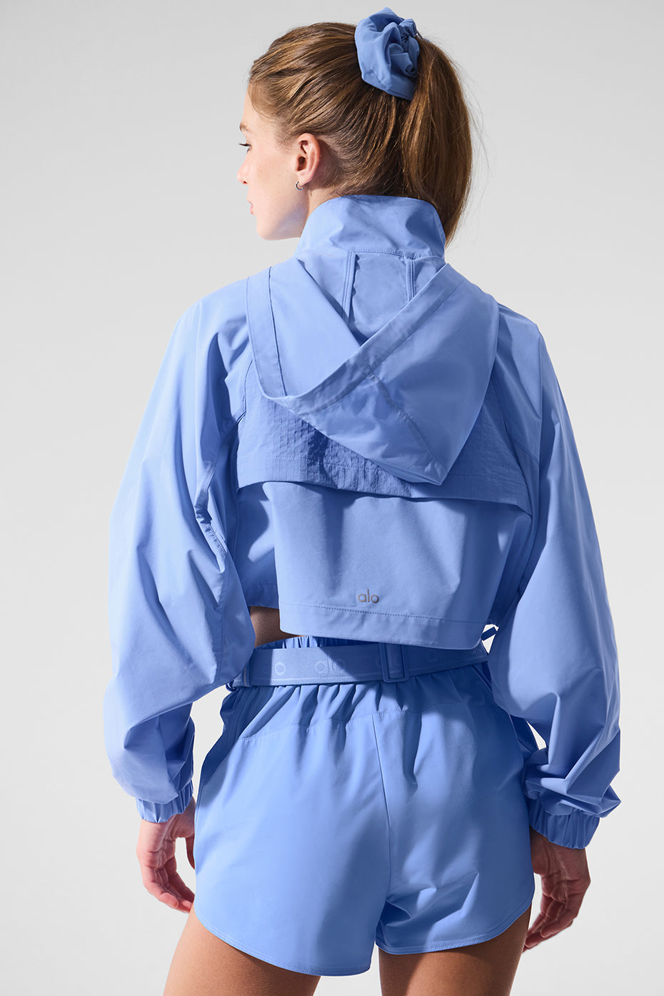 Cropped Playmaker Jacket - Crystal Clear Blue
