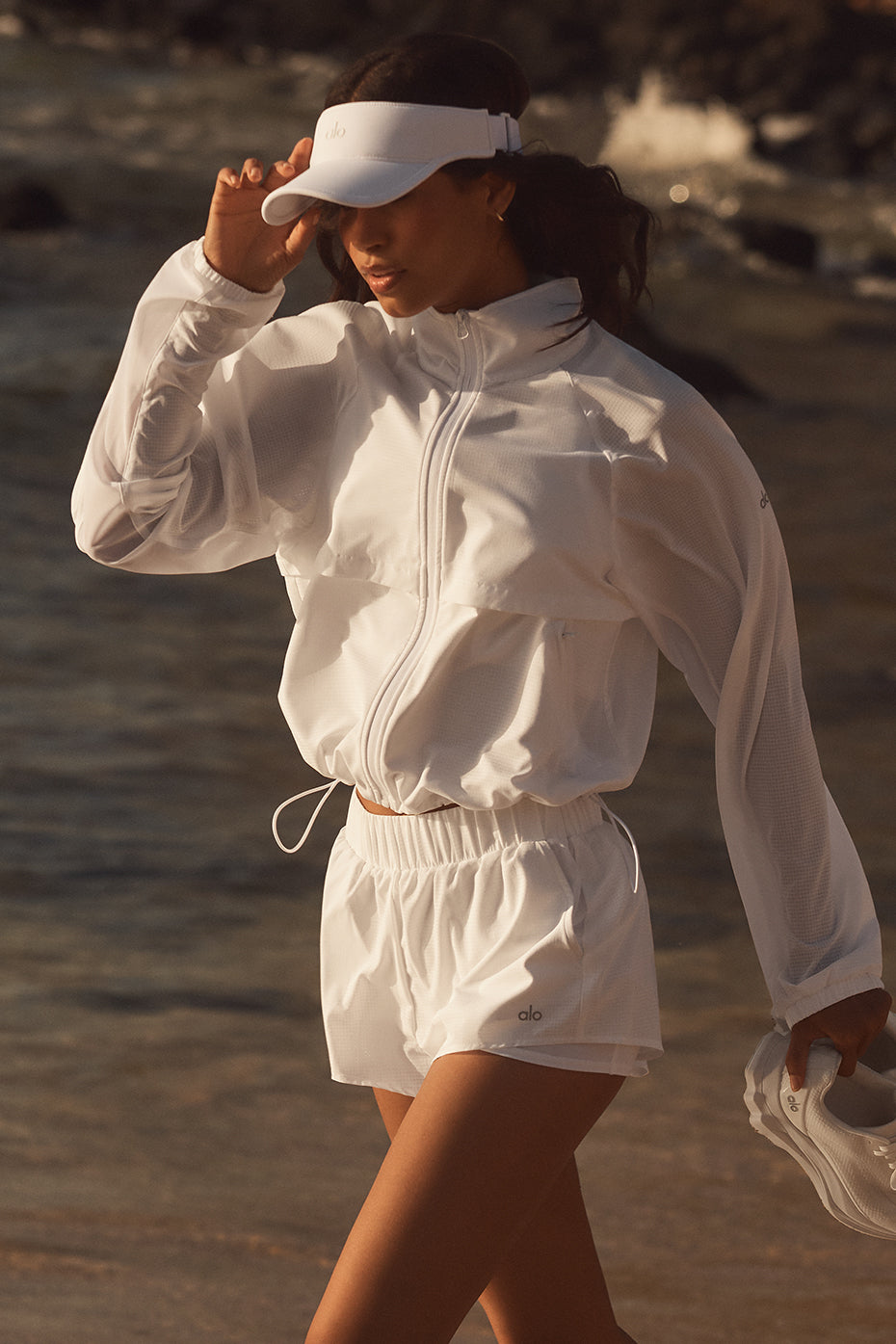 Sport Star Full Zip Jacket - White