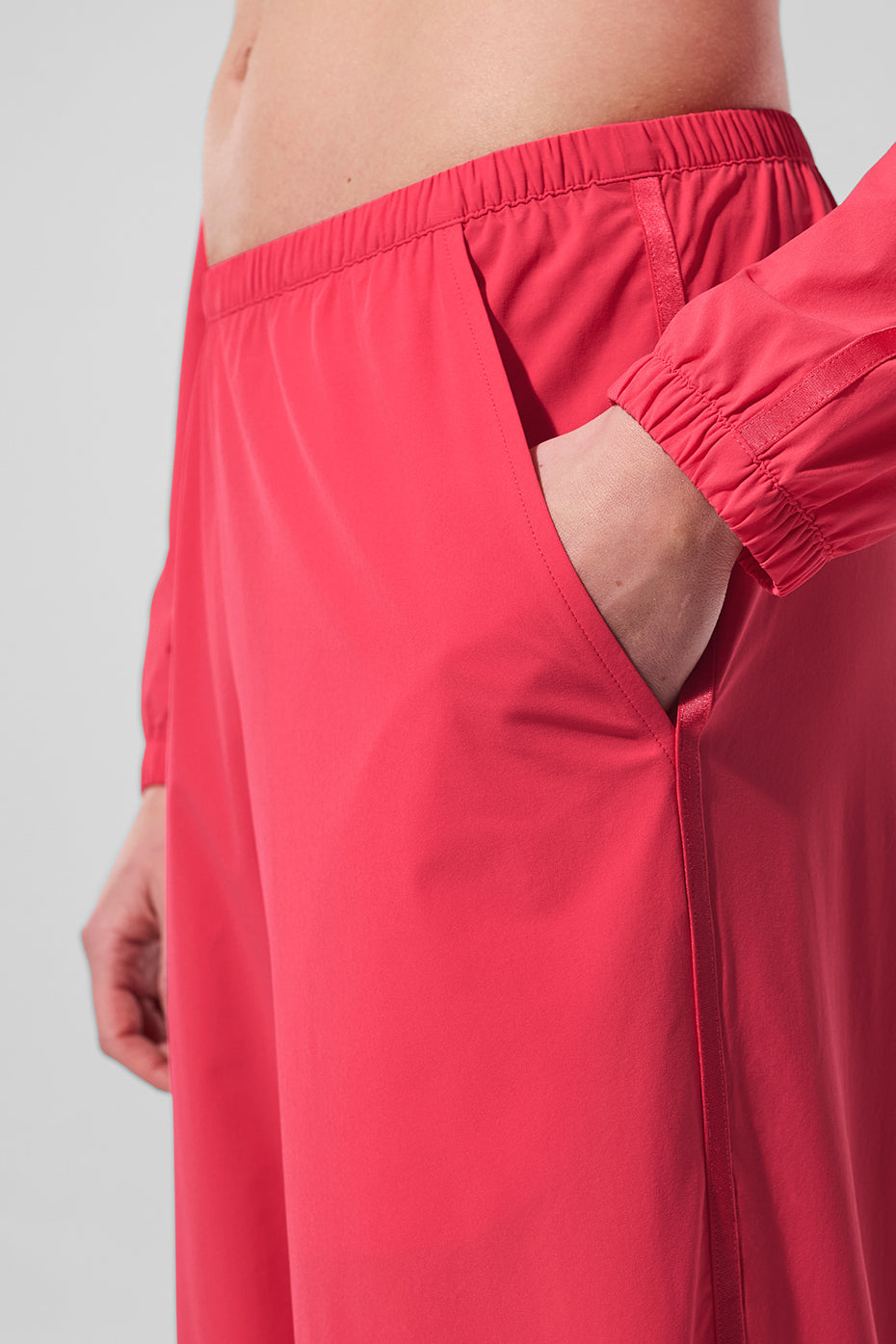 Breezy Wide Leg Pant (Long) - Candy Red